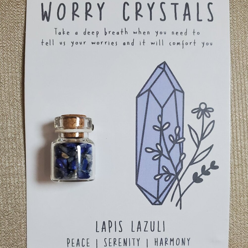 Lapis Lazuli Worry Crystals image 2