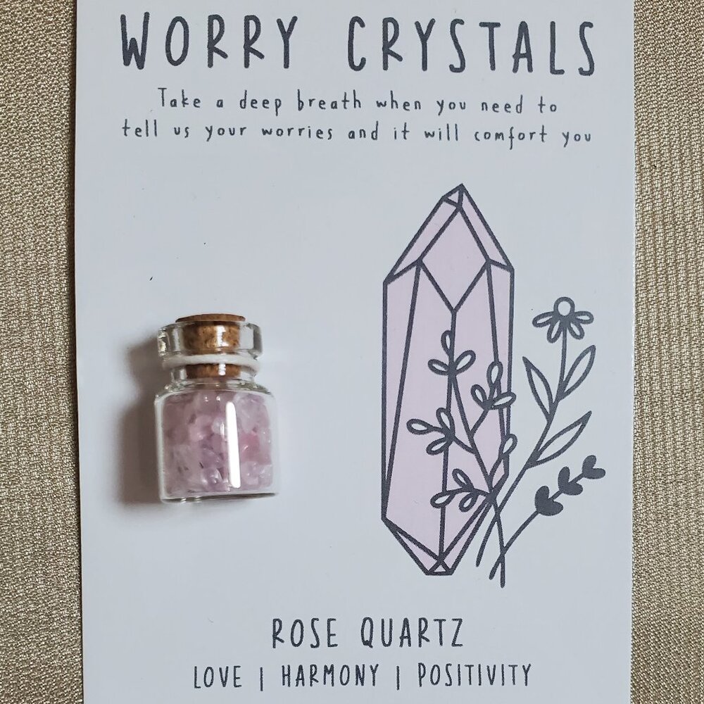 Rose Quartz Worry Crystals image 2